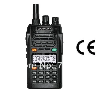 Лидер продаж! Портативное радио, WOUXUN KG-UVD1P Walkie Talkie двухдиапазонный двойной дисплей WOUXUN KG UVD1P VHF& UHF двухстороннее радио