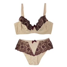 Mierside, много стилей, кружевное белье, декоративный бант, женское нижнее белье, бюстгальтеры и подходящие брюки, комплект нижнего белья пуш-ап 32-44 B/C/D/DD