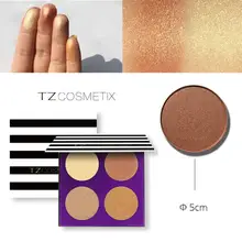 

4 Color Waterproof Eyeshadow Matt Eyeshadow Shimmer Diamond Eye Shadow Powder Palette Eye Cosmetic Makeup Wholesale #S