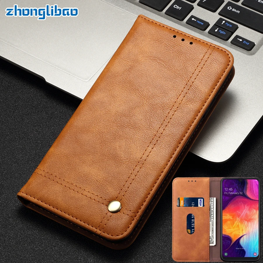 

Flip Case for Samsung Galaxy A70 A50 A30 A20 A60 M40 M30 M20 2019 Luxury Retro Leather Magnetic Wallet Stand Card Book 360 Cover