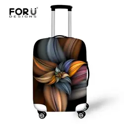 FORUDESIGNS/защитный чехол для багажа для путешествий 18-30 дюймов, чехол для тележки с 3D цветочным принтом, непромокаемая защита от пыли и дождя