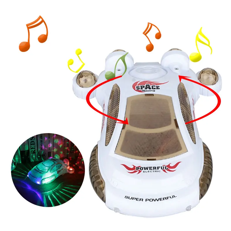 Toy Car Music Toy Car Gift Toy Fun Small Model Education Interesting Electric Plastic Entertainment Cute Light Toy Car