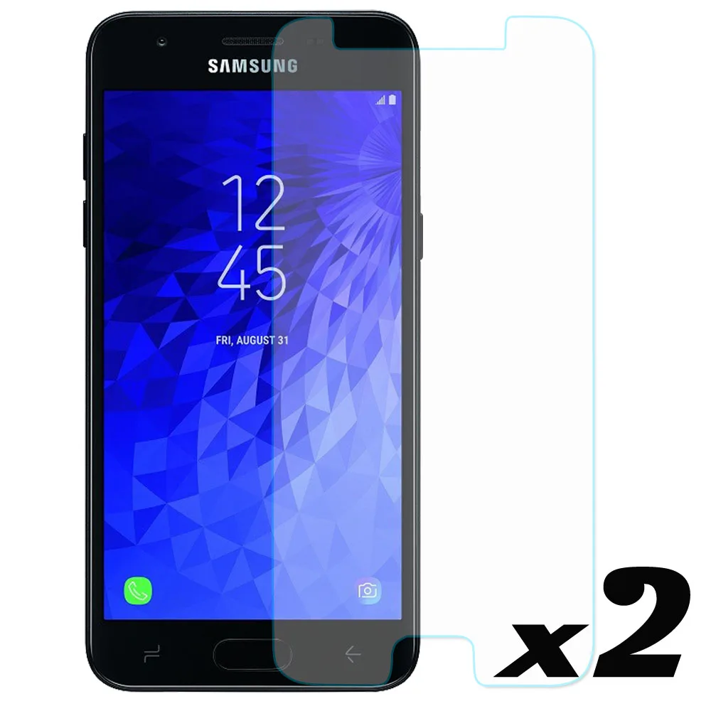 

2PCS 9H HD Tempered Glass Screen Protector For Samsung Galaxy J3 2018/J3 Eclipse 2/J3 Orbit/J3 Achieve/J3 Amp Express Prime 3