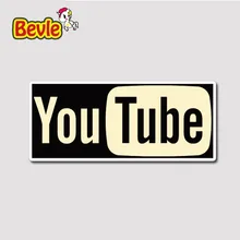 Bevle 3232 Youtube Video Web Waterproof Fashion Cool DIY Notebook Stickers Laptop Luggage Fridge Car Graffiti Cartoon 3M Sticker