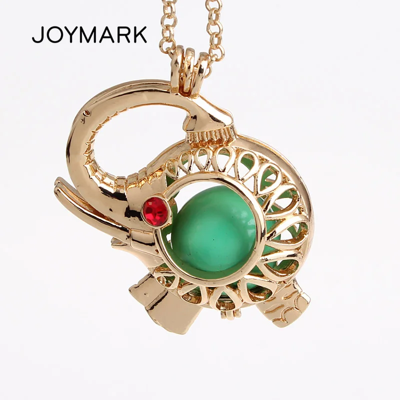 JOYMARK 12 шт./лот Openable слон полые медные мексиканские колокольчики Волшебная коробка