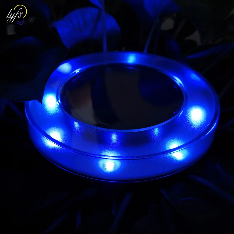 

Solar Underground Light 8 LED Solar Powered Buried Light Under Ground Lamp Inground Recessed Light for Garden Outdoor Path Decor