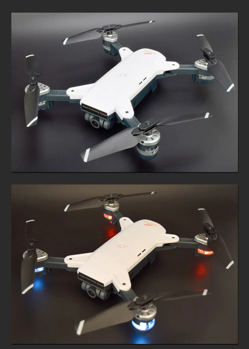 

YH-19G RC drone GPS WiFi FPV 1080P wide-angle camera foldable and easy to carry four-axis height retention