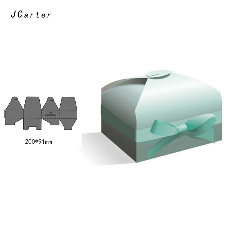 

JC 2019 Metal Cutting Dies Craft 3D Cut Die Stencil Beautiful Gift Box Scrapbook DIY Handmade Album Paper Cards Decor Craft Dies