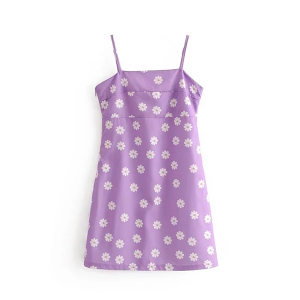 mini dress purple