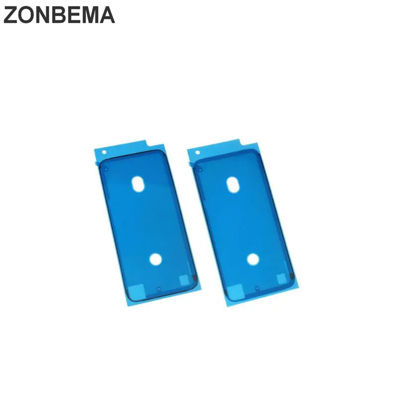 

ZONBEMA 10pcs Waterproof 3M Pre-Cut Adhesive Glue Tape Sticker For iPhone X 6S 7 8 Plus Front Housing LCD Screen Frame