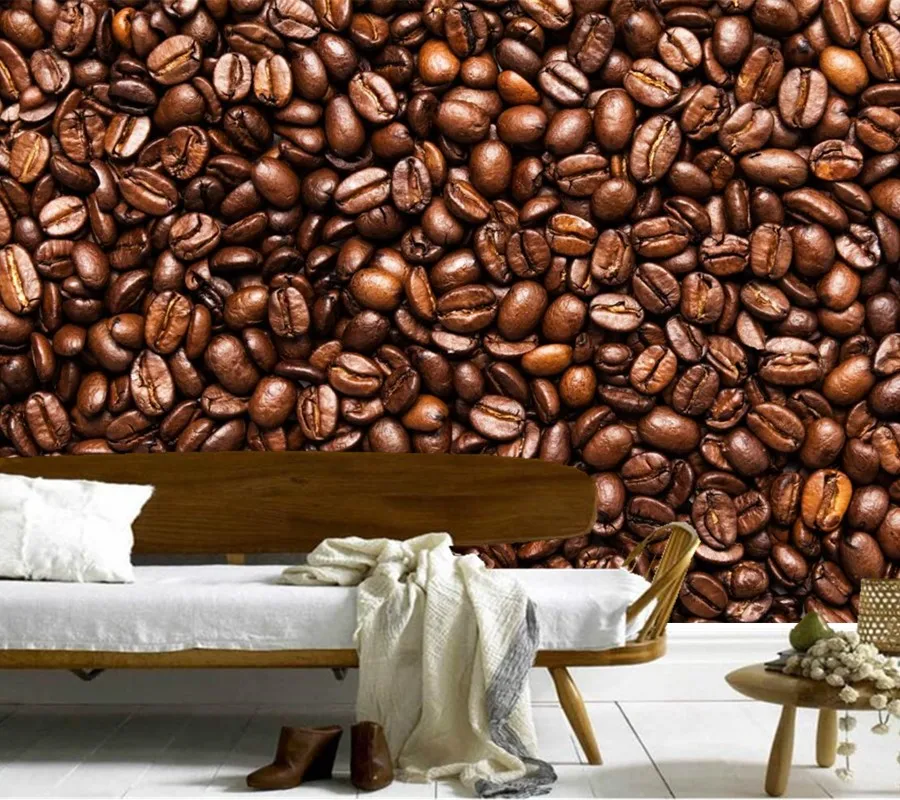 Custom 3d murals.Coffee beans wallpapers,coffee shop restaurant kitchen living room tv sofa wall bedroom waterproof wallpaper Custom 3d murals.Coffee beans wallpapers,coffee shop restaurant kitchen living room tv sofa wall bedroom waterproof wallpaper