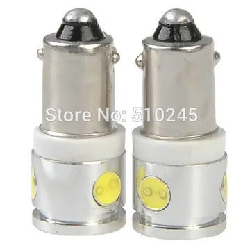 

30X high Quality car Led Interior 12V Light Bulbs Reading Ba9s T10 3w Wih Lens High Power 4 Leds Car Light free shipping