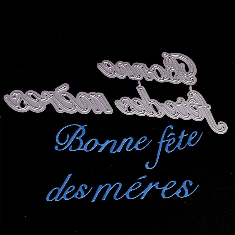 

French Word Metal Cutting Dies knife mold Scrapbook Paper Craft Decoration dies scrapbooking