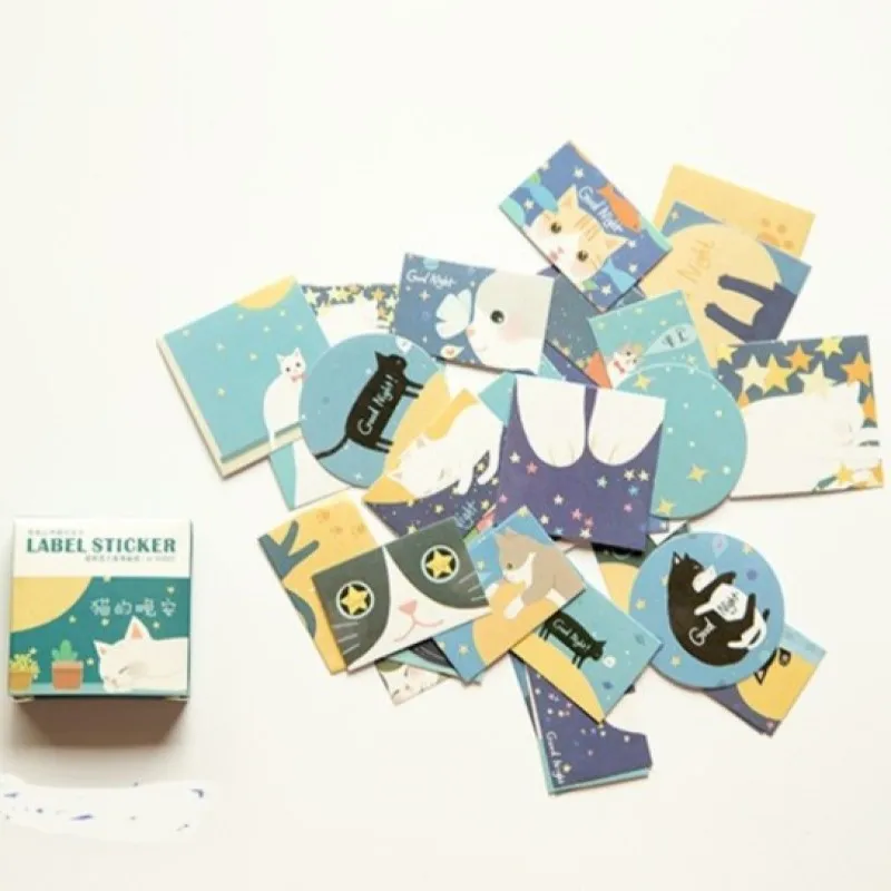 40 шт. декоративные бумажные наклейки для дневника 16 рисунков|sticker set|memo stickerssticker