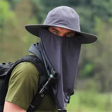 Солнцезащитная шляпа, антимоскитная летняя Рыбацкая кепка, спортивная шапка для мужчин и женщин, Кепка с защитой от ультрафиолета, Кепка для пешего туризма на открытом воздухе