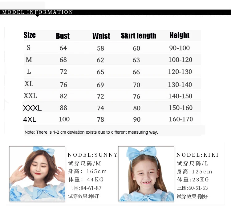 Алиса в стране чудес; маскарадное платье для взрослых и женщин; костюм горничной лолиты; маскарадный комплект одежды для детей; платье на Хэллоуин для девочек