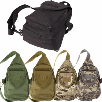 

20L Unisex Chest Pack Nylon Chest Bag Pack Adjustable Molle Tactical Outdoor Pouch Cycling Camping Hunting Sport Bag Running Bag