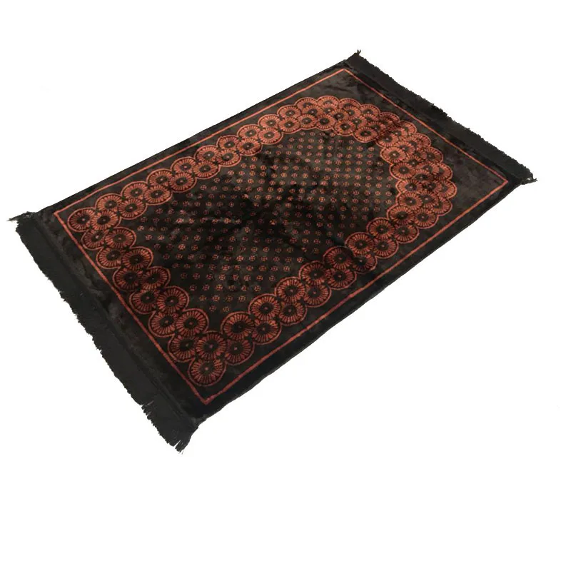

XHX888 Islamic Muslim Prayer Carpet Circular flower door Rug three Color Blanket Tapete Banheiro Salat Musallah Praying Mat
