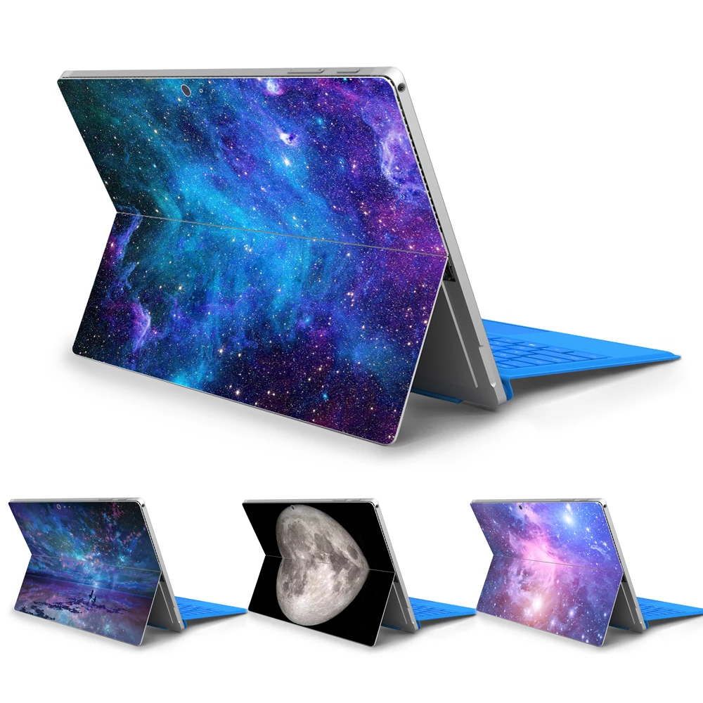 

For Microsoft Surface Pro 5 Pro 6 vinyl Stickers Starry sky series Laptop Sticker for fundas Surface Pro 4 Protective Skin