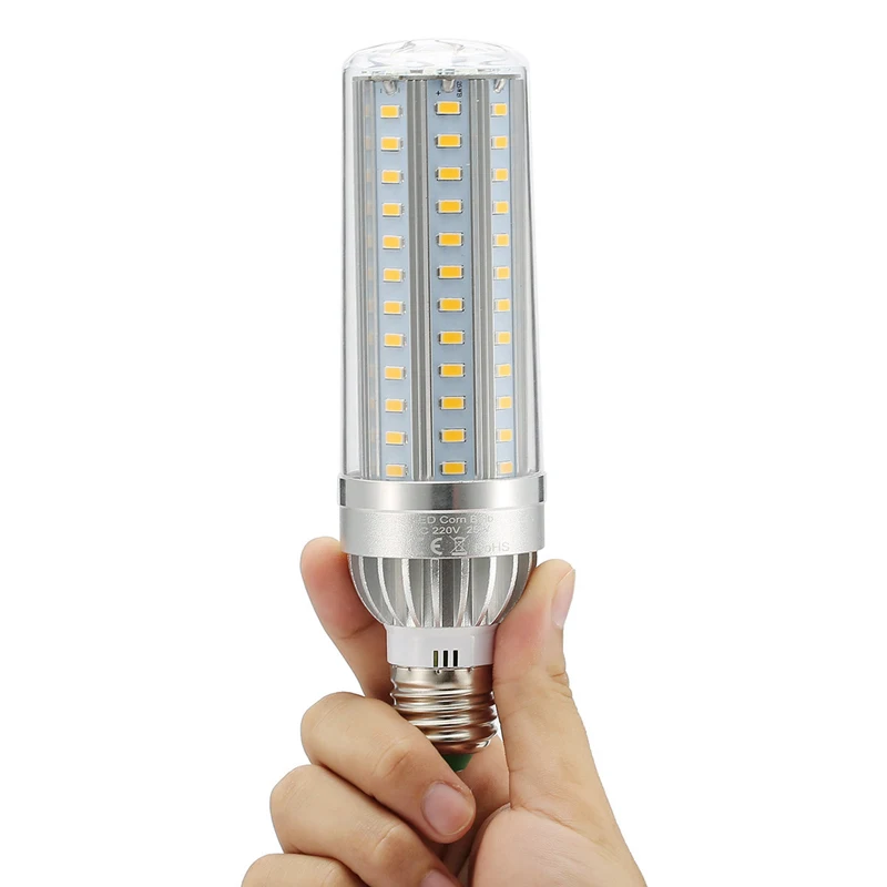 ARILUX E27 25 Вт 35 Вт 45 Вт светодио дный лампочки SMD 5730 охлаждения постоянный ток светодио дный лампы кукурузы Алюминий Вентилятор охлаждения AC220V