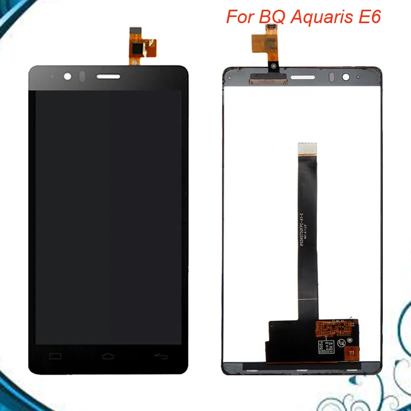 

Black Full LCD For BQ Aquaris E6 LCD Display Screen with Touch Screen Digitizer Assembly Fast Shipping