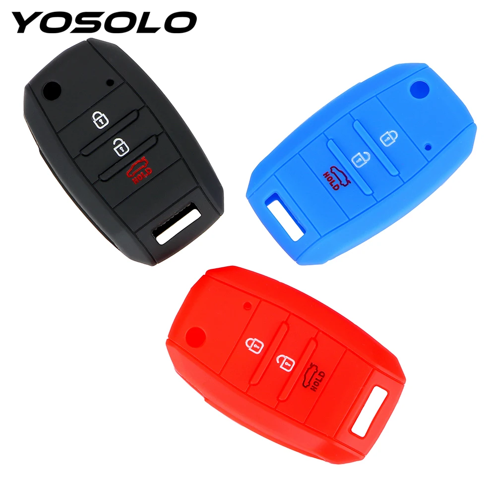 

3 Keys Car Key Case Key Shell Cover For KIA Sid Rio Soul Sportage Ceed Sorento Cerato K2 K3 K4 K5 Flip Folding Auto Accessories