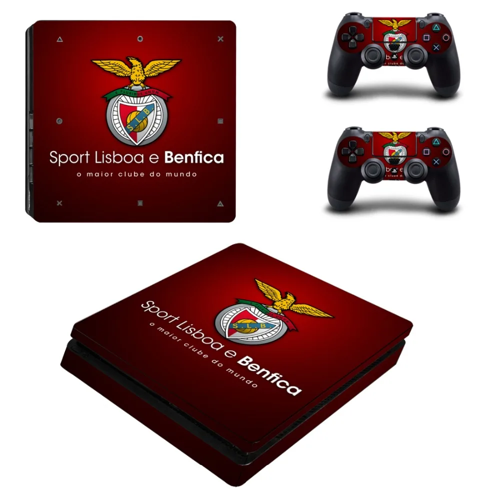 

Super Liga Team Benfica PS4 Slim Skin Sticker Decal Vinyl for Playstation 4 Console and 2 Controllers PS4 Slim Skin Sticker