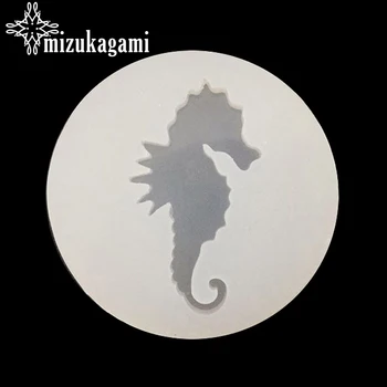 

1PCS UV Resin Jewelry Liquid Silicone Mold Sea Horse Animal Resin Molds For DIY Pendant Charms Making Jewelry