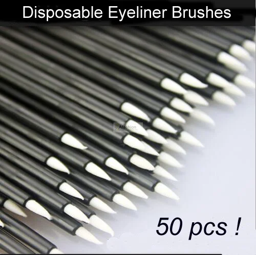 Eyeliner-Brush Cosmetic Eye-Make-Up-Tools Beauty Disposable 50pcs Women