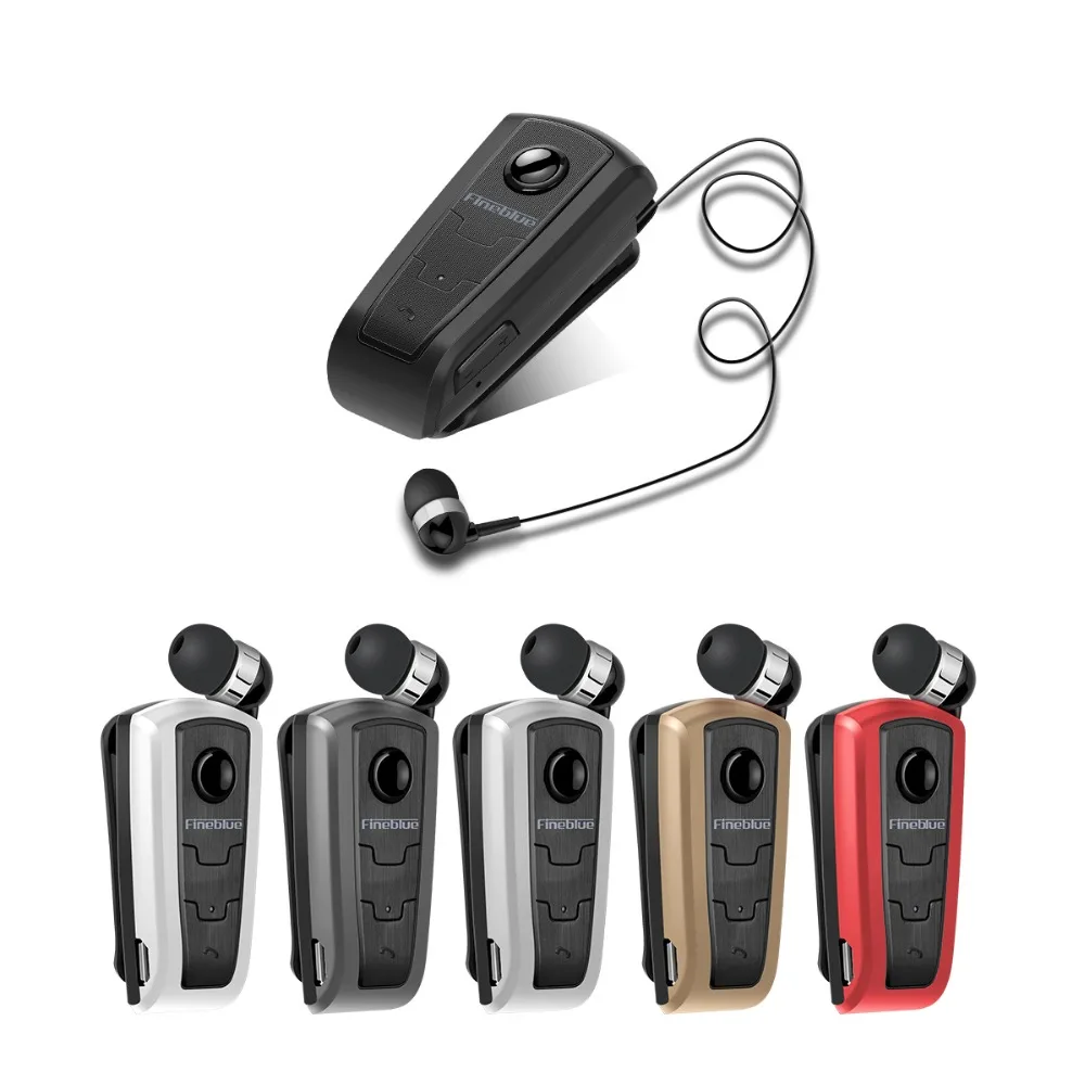 FineBlue F910 Mini Wireless Driver Bluetooth Headset Calls Remind Vibration Wear Clip Sports Running Earphone Auriculares