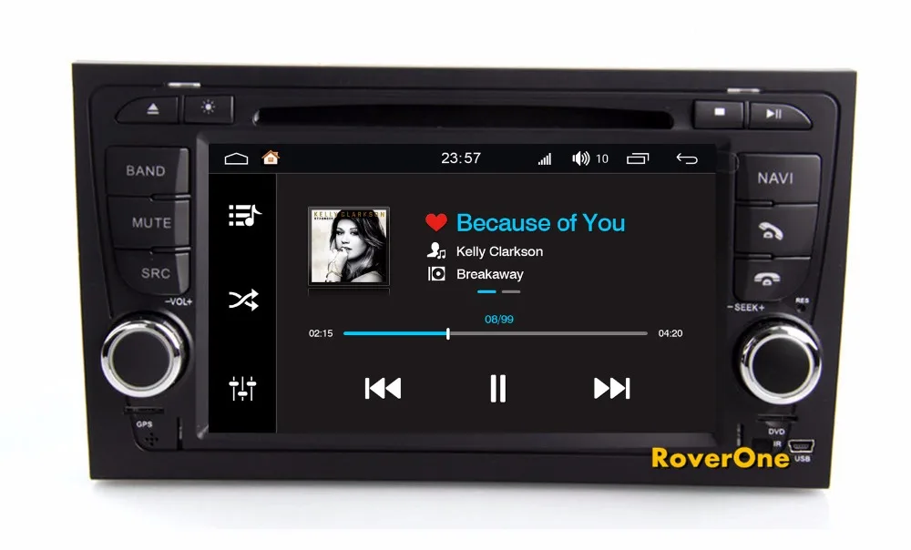 Excellent RoverOne Android 8.0 Car Multimedia System For Audi A4 S4 RS4 Radio Stereo DVD GPS Navigation Media Music Player PhoneLink 9