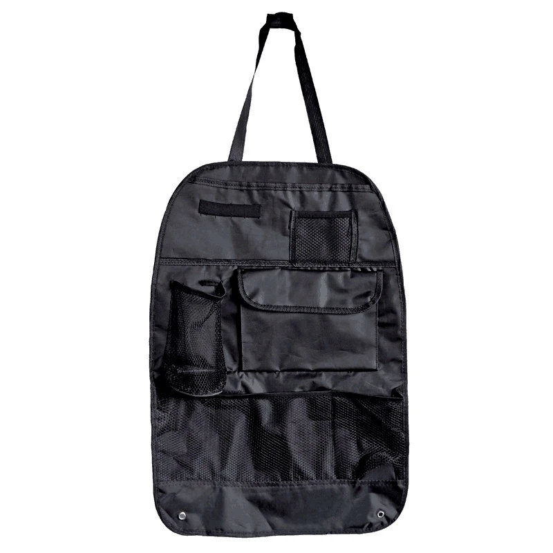 

Sports Universal Waterproof Multi Storage Bag Car Back Seat Organizer Hanging Pouch Assorted Pocket Auto Accessories Black