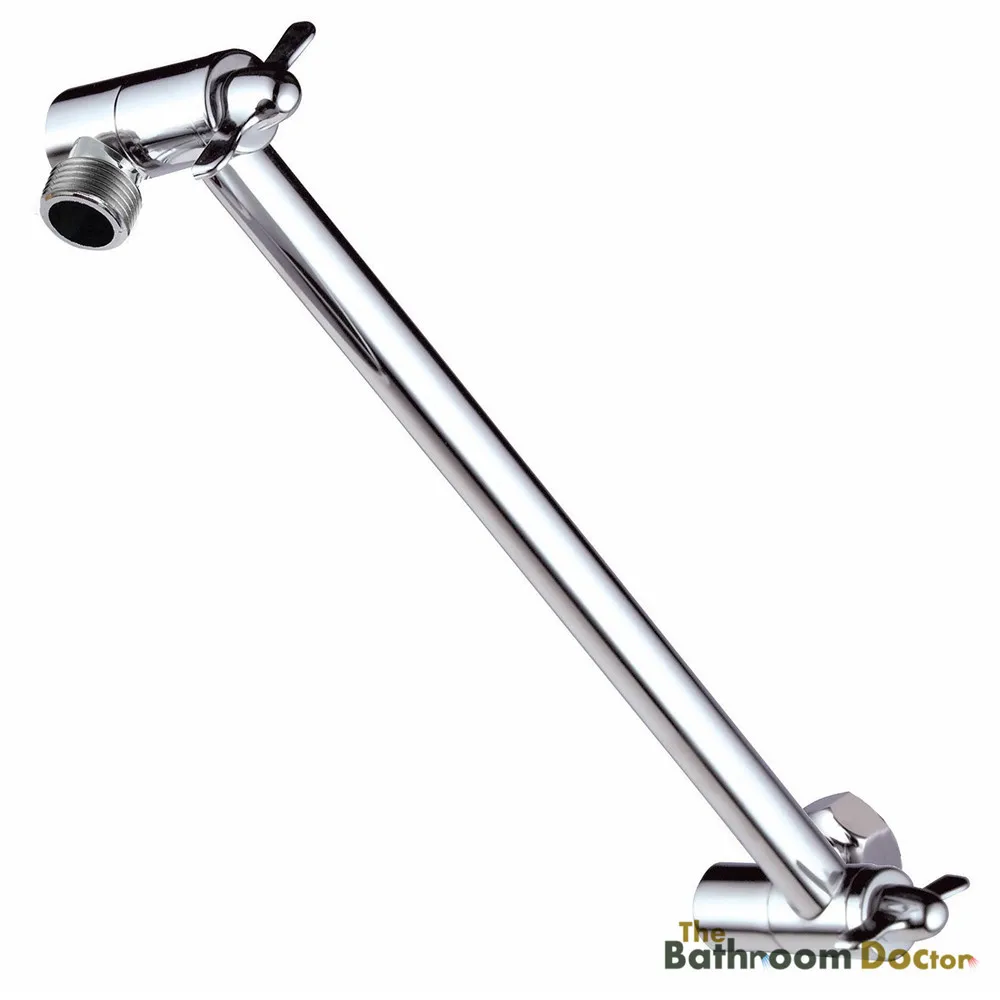 Buy 9 Inch Brass Chrome Shower Head Adjustable Height