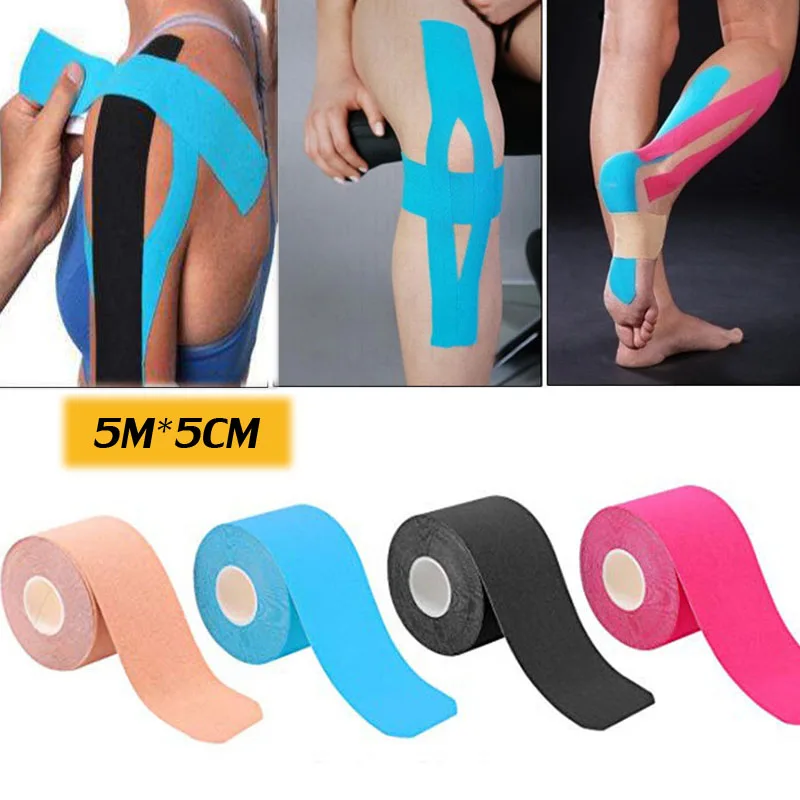 Kinesiology Tape Muscle Tape Sports Tape Elastic Cotton Adhesive Tape