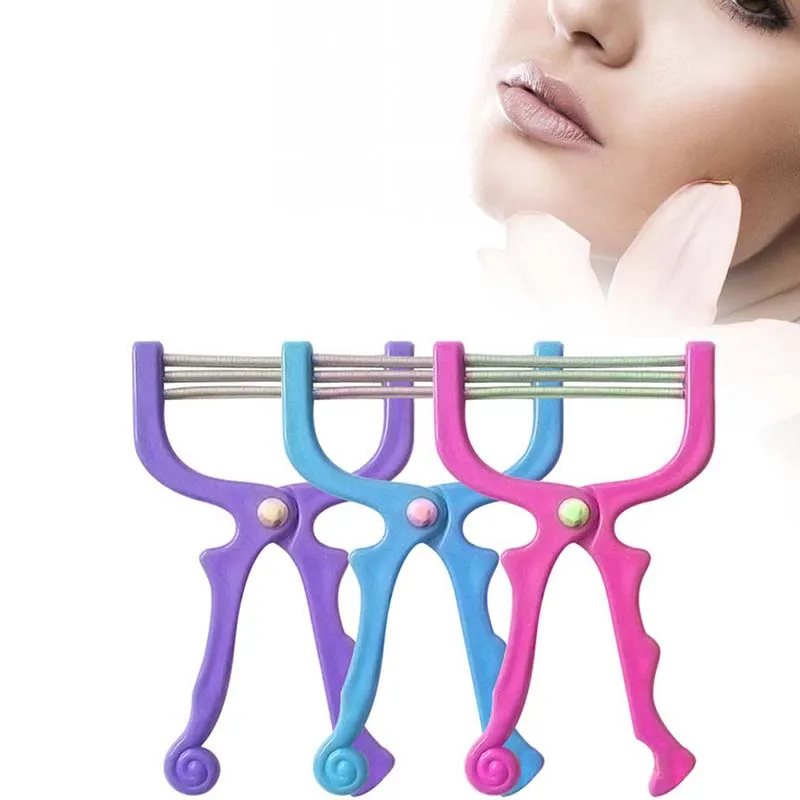 1Pc Facial Hair Removal Threading Spring Rolled Face Beauty Epilator