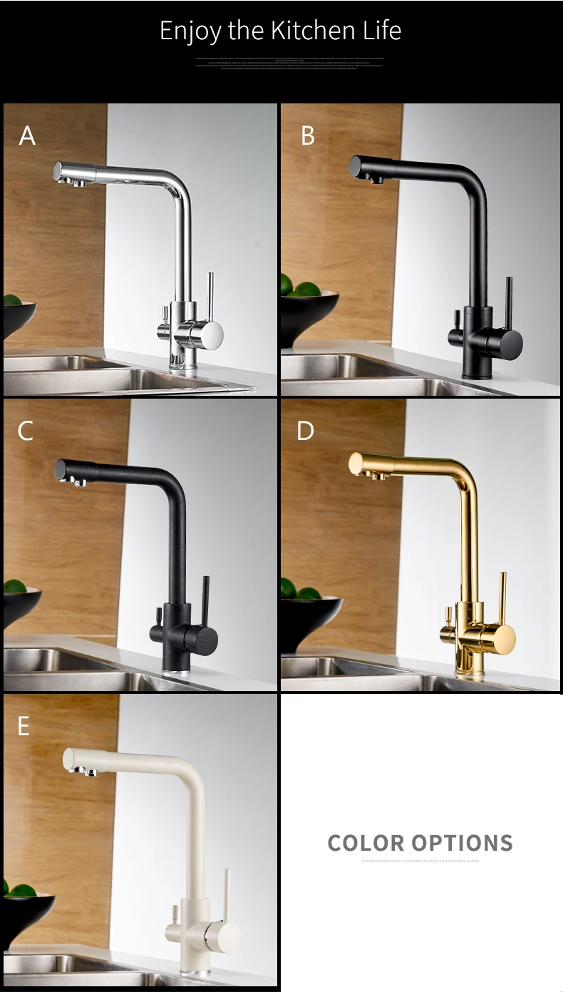 Water Filter Taps Kitchen Faucet Mixer Kitchen Taps Mixer Sink Faucets Water Purifier Tap Kitchen Mixer Filter Tap 866101 pot filler faucet