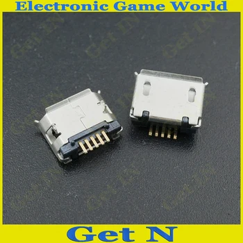 

Micro USB 5P Jack,5Pins Micro USB Connector Tail Charging Socket for Tablet Phone DIY Accessories 4000pcs/lot