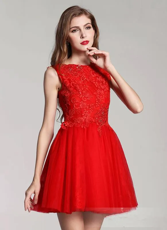 red short frock