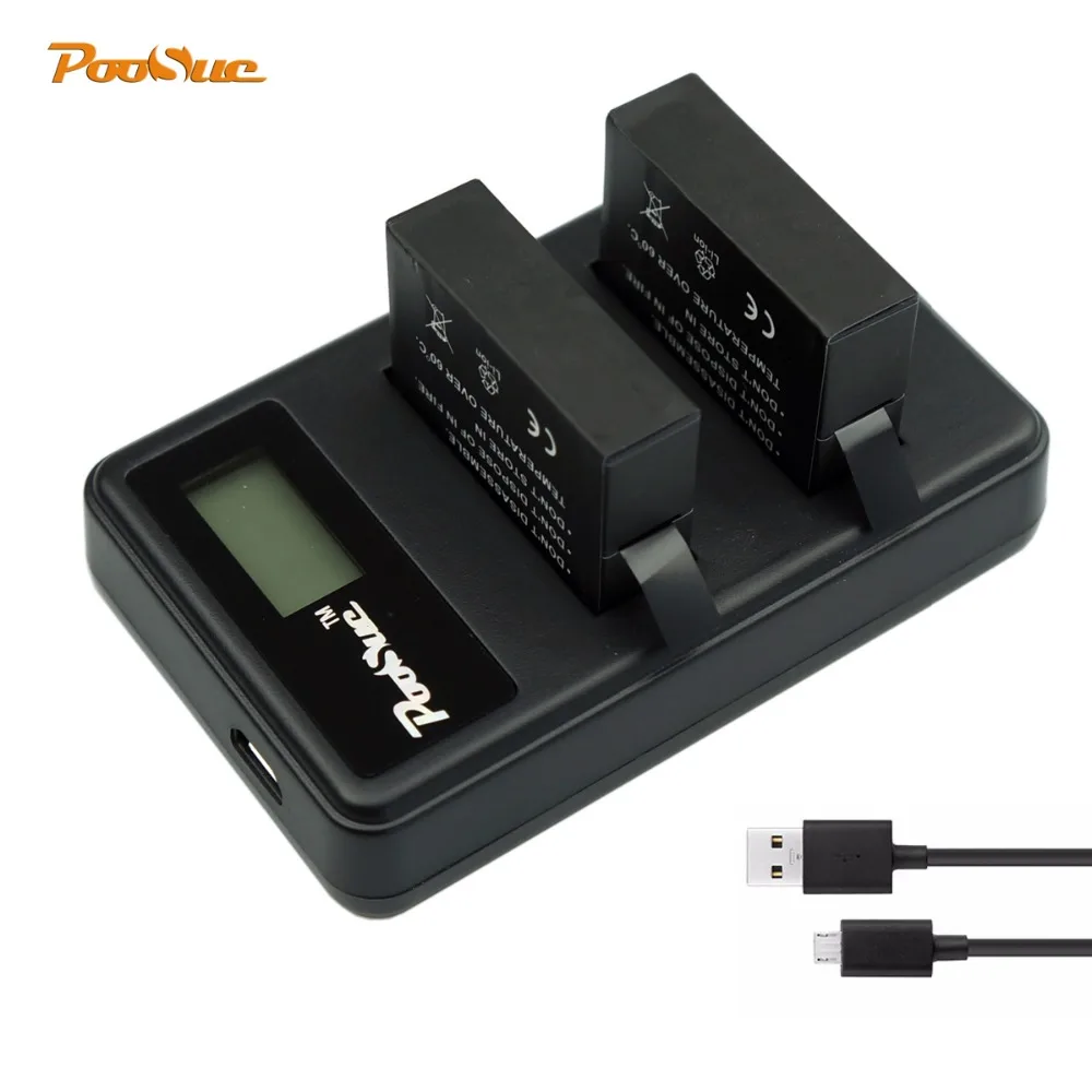 2 шт. экшн камеры go pro hero 4 ahdbt 401 ahdbt401 1600 мАч камера Батарея + LCD Dual charger для gopro hero4