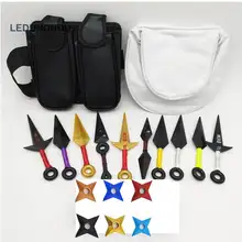 Модные Аниме Наруто пластиковые Shuriken Косплей Аксессуары 4th Hokage маленький кунай оружие ноги сумки для Хэллоуина коллекции