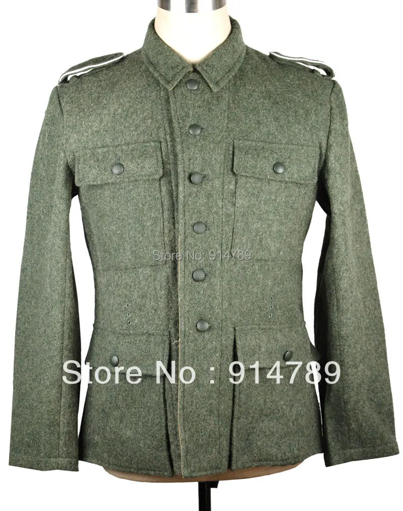 Немецкая M43 WH EM SOLDIER FIELD Серая шерстяная Униформа куртка и брюки размеров 33101|uniform