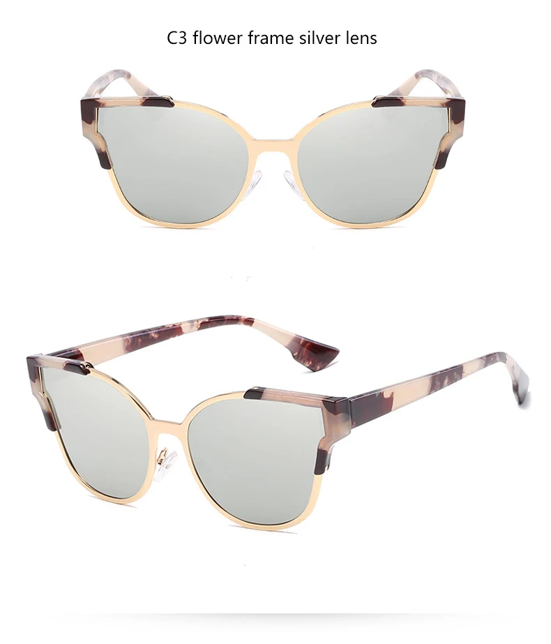 Women Cat Eye Luxury Fashion Designer Mirror Sunglasses HTB1x2PkQVXXXXakXpXXq6xXFXXXf - Women Cat Eye Luxury Fashion Designer Mirror Sunglasses