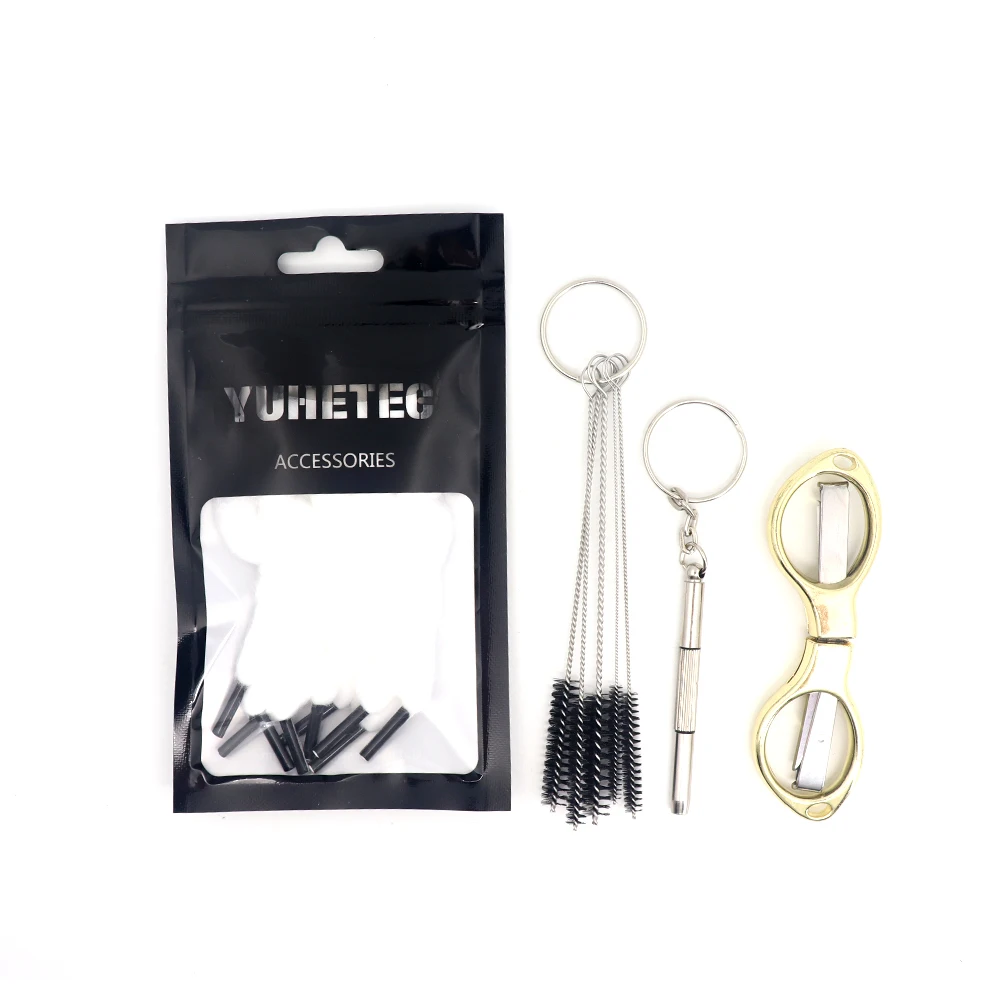 

Shoelace Cotton+oil guide cotton shears+Cleaning Washing Soft Brushes+3-in-1 Multifunction Screwdriver DIY Tools Kit For RBA RDA