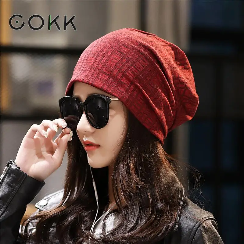 cotton beanies for women