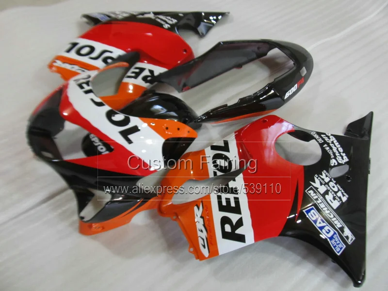 Красные Обтекатели для HONDA CBR600 f4 99 00 1999 2000 комплект обтекателей на вторичном рынке