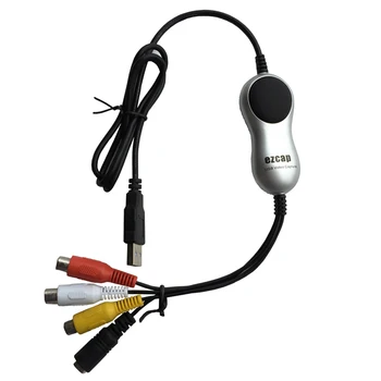 

USB2.0 Video audio capture card,convert VCR VHS Video to PC AV S-video capture card Windows7/8/10 64bit Free shipping