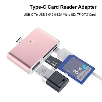 

USB 2.0/3.0 Type-C Card Reader Adapter USB + SD/Micro SD+TF OTG Card Readers For Laptop Xiaomi Oneplus SamSung