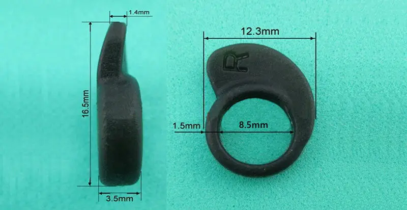 Aipinchun, 2 пары силиконовых наушников, крючки для ушей, заглушки для ушей, наушники-вкладыши, аксессуары для наушников, черные/прозрачные цвета