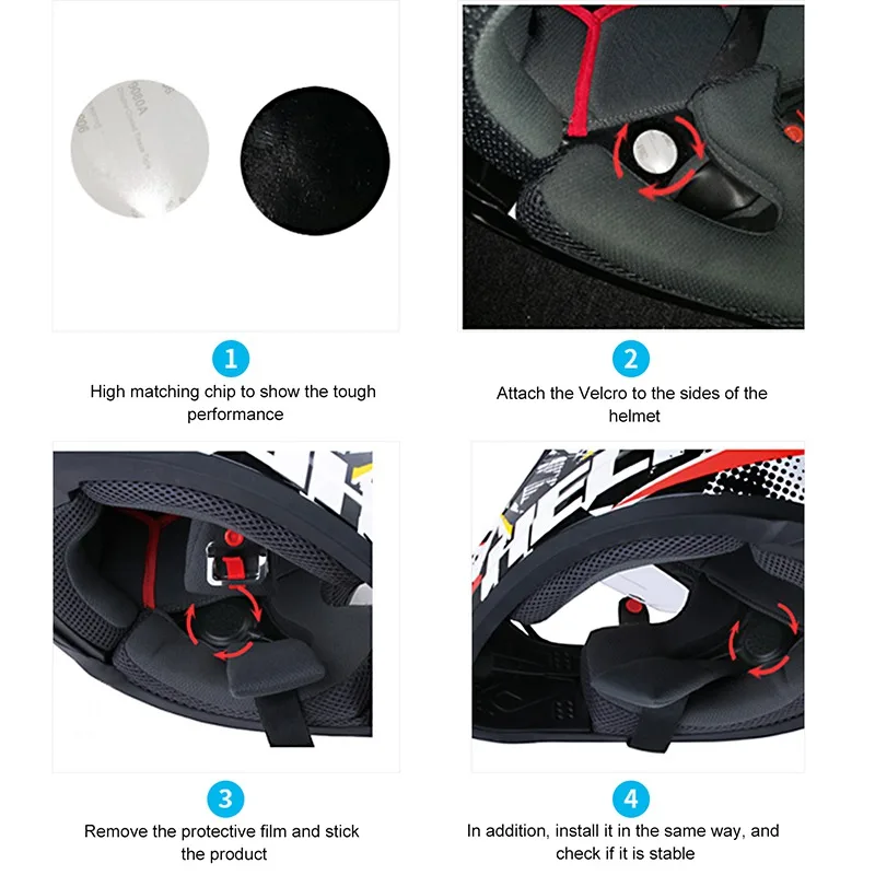 VicTsing Bluetooth Headset Earphone Motorcycle Wireless Helmet Headphones Speaker Intercom Handsfree Music for MP3 MP4 MOTO      (33)