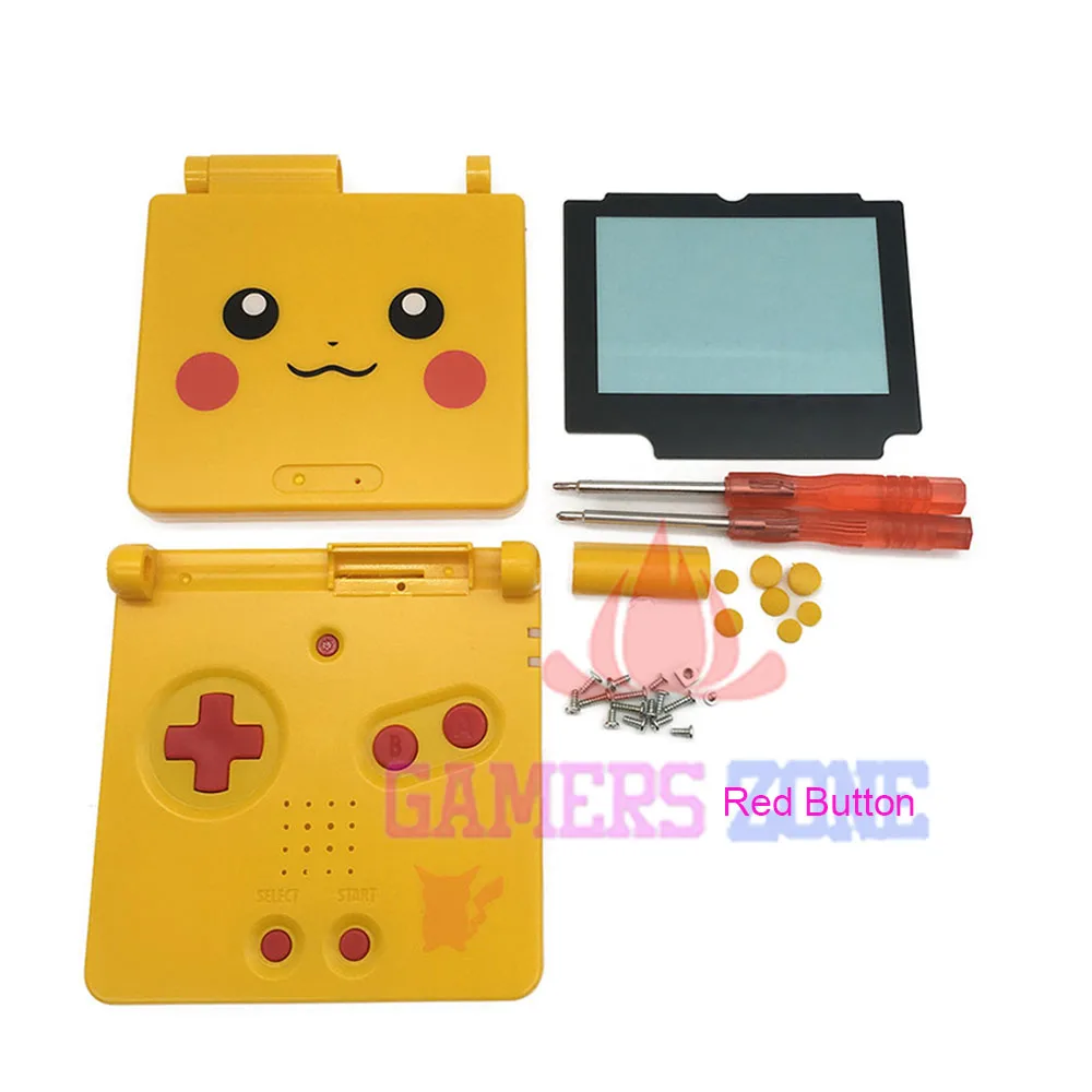 For Pokemon Limited Edition Housing Shell Case Cover for Nintendo Gameboy Advance SP For Pikachu Version
